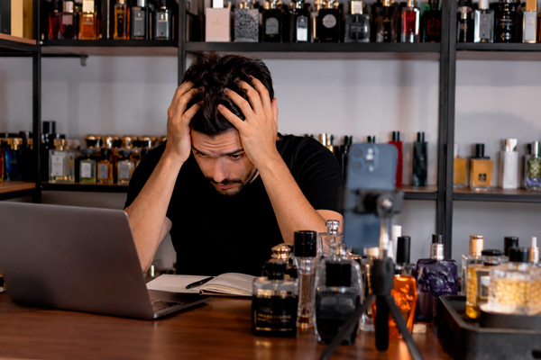 Why your perfume content generates views but fails to convert.