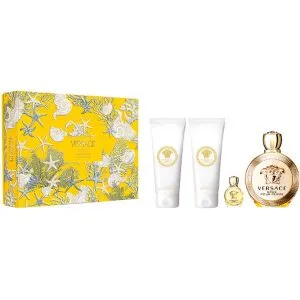 Versace Eros Pour Femme 3.4 EDP Women + 3.4 Body Lotion + 3.4 S/G + 5 ml