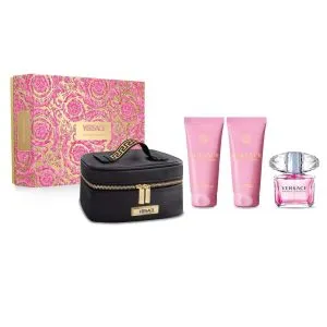 Versace Bright Crystal 3.0 EDT Women+3.4 Sg+3.4 Bl+Bag