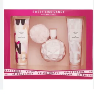 Ariana Grande Sweet Like Candy 3.4 EDP Women + 3.4 Body Lotion + 3.4 S/G